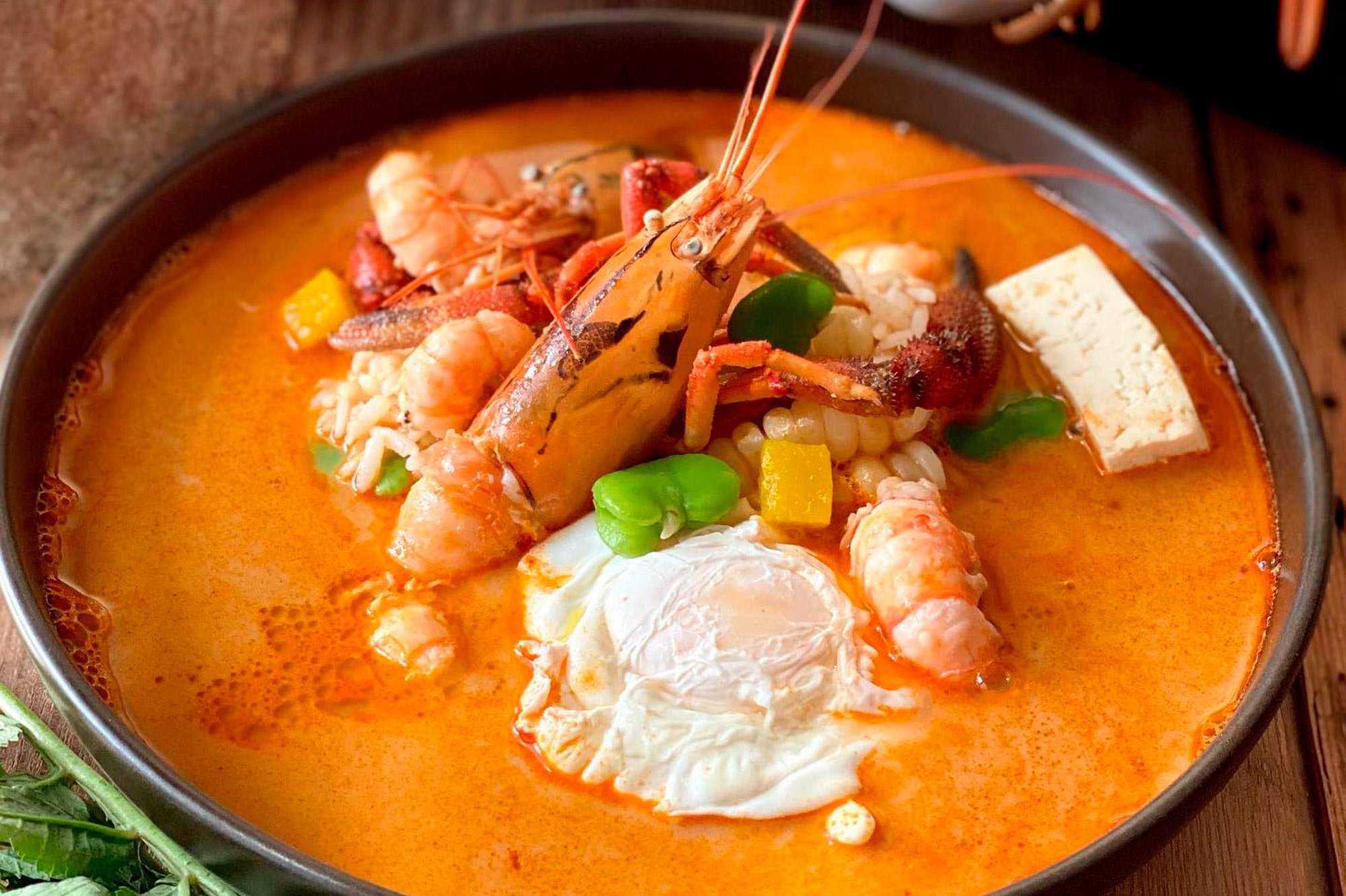 Chupe de camarones